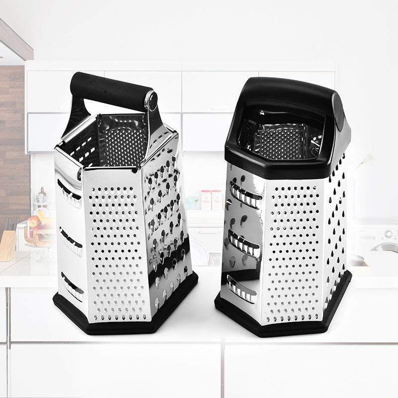 Stainless Steel Grater Six-sided Planing Machine Multifunction Potato Slicer Vegetable Chopper Kitchen Gadget Larnt