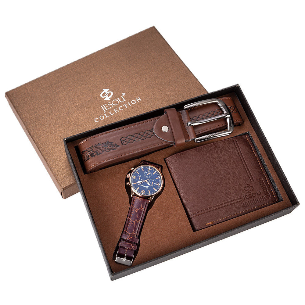 Men's Watch, Belt and Wallet Gift Set SupDropshipping