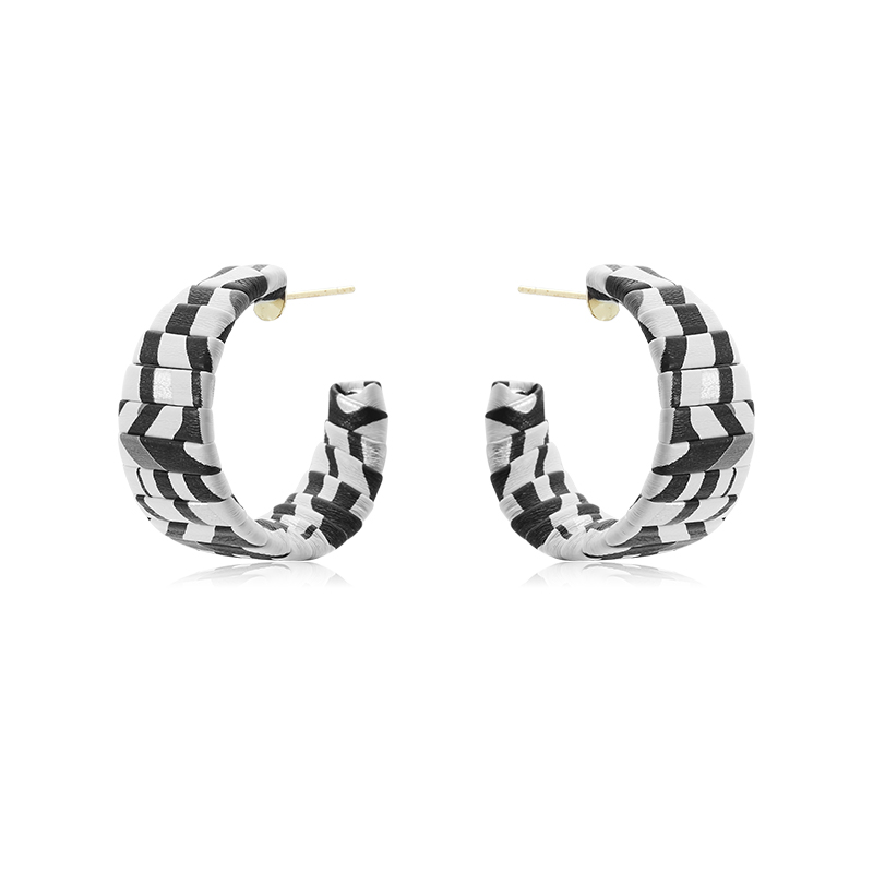 Retro C-Shaped Stud Earrings Kiwidrop