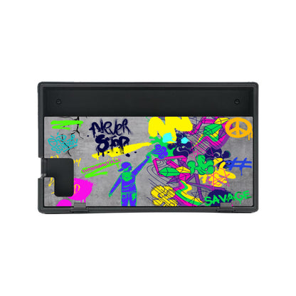 Nintendo Switch Game Console Stickers ｜PVC - Graffiti, Paint, Art, Spray Painting, Don't Give Up, Inspirational, Motivational (Designed by Dunbi)