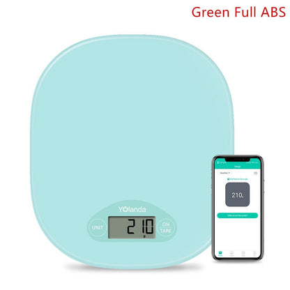 5kg Smart Kitchen Scale Bluetooth APP Electronic Digital Food Weight Balance Measuring Tool Nutrition Analysis - DunbiBeauty, LLC