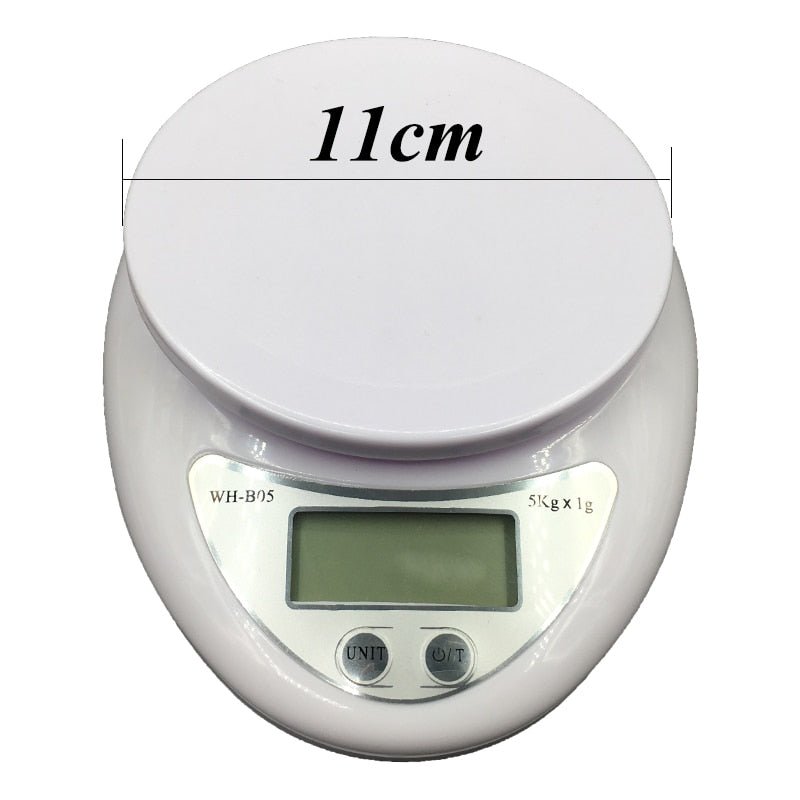 5kg/1g Portable Digital Scale LED Electronic Scales Postal Food Balance Measuring Weight Kitchen LED Electronic Scales - DunbiBeauty, LLC