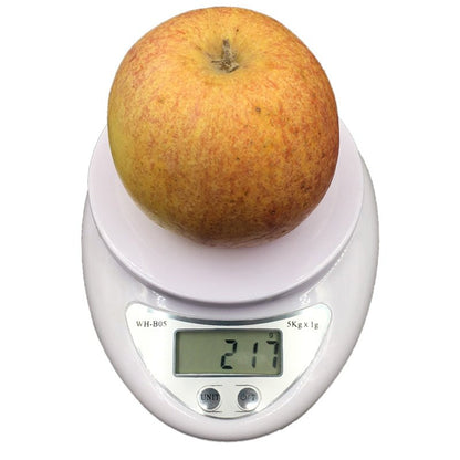 5kg/1g Portable Digital Scale LED Electronic Scales Postal Food Balance Measuring Weight Kitchen LED Electronic Scales - DunbiBeauty, LLC