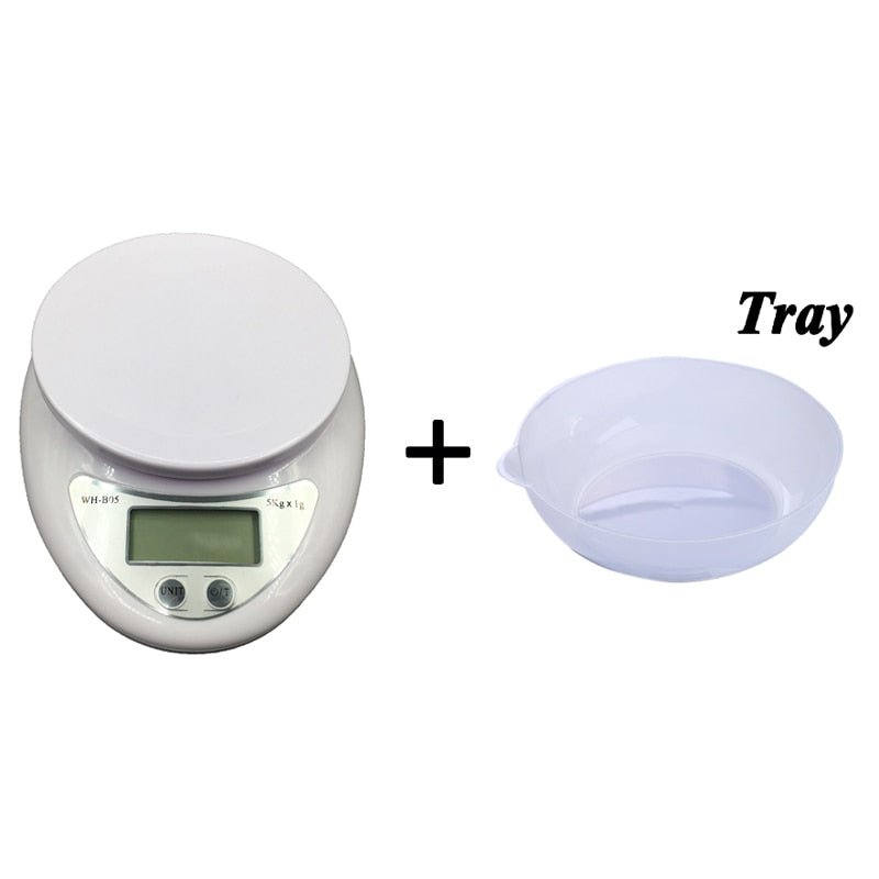 5kg/1g Portable Digital Scale LED Electronic Scales Postal Food Balance Measuring Weight Kitchen LED Electronic Scales - DunbiBeauty, LLC