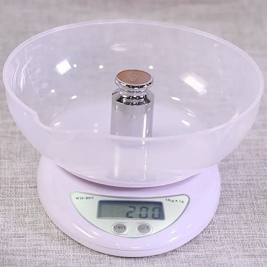 5kg/1g Portable Digital Scale LED Electronic Scales Postal Food Balance Measuring Weight Kitchen LED Electronic Scales - DunbiBeauty, LLC