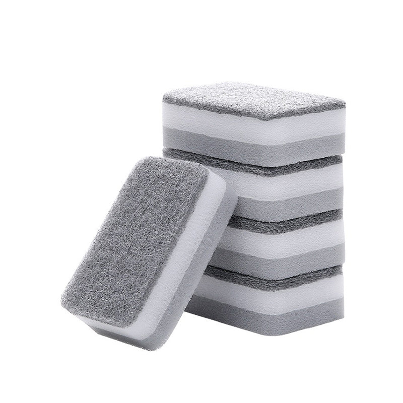 5Pcs/Set Highly efficient Scouring Pad Dish Cloth Cleaning Brush Kitchen Rags Strong Decontamination Dish Towels Household - DunbiBeauty, LLC