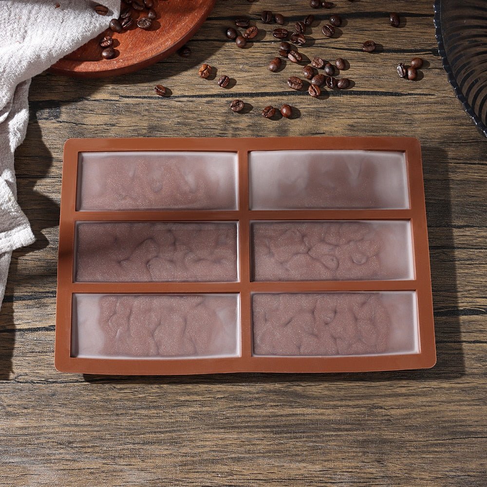 6 Cells Silicone Chocolate Mold - DunbiBeauty, LLC