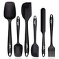 6 Pcs Kitchenware Spatula Sets Cooking Tools Scraper Spoon Brush Soft Silicone Baking Cooking Accessories Kitchen Utensils - DunbiBeauty, LLC