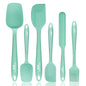 6 Pcs Kitchenware Spatula Sets Cooking Tools Scraper Spoon Brush Soft Silicone Baking Cooking Accessories Kitchen Utensils - DunbiBeauty, LLC