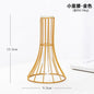 Nordic Simple Golden Glass Vase Zendrop