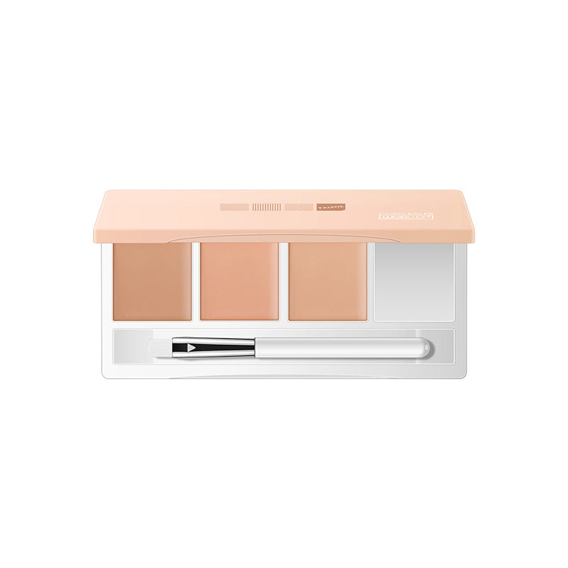 Tri-color Concealer Palette To Cover Dark Circles And Tear Troughs