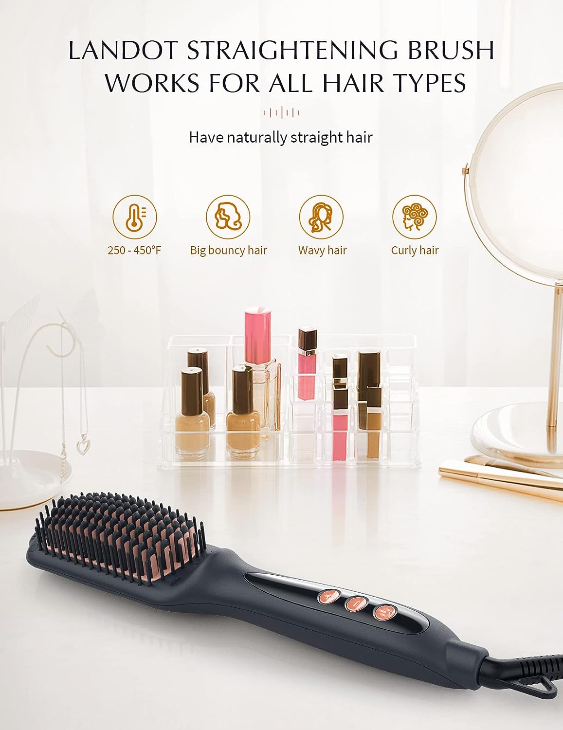 Hair Straightener Brush