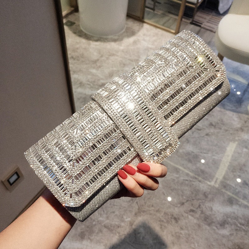 Women's Rhinestone Clutch Bag with Gems nihaodropshipping