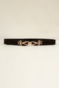 Alloy Buckle Elastic Belt