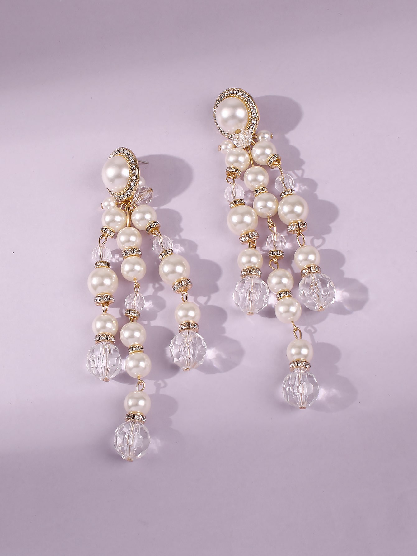 Plastic Pearl Bead Drop Earrings (US Only Shipping) Kiwidrop