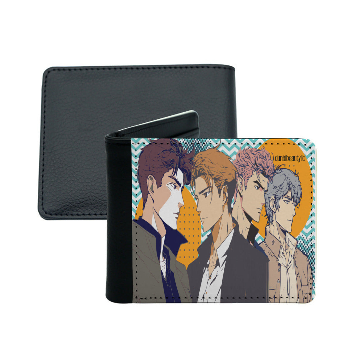 Customized Men's Wallet｜PU - Anime, Nostalgia, Guy Crush, Boys, Emotions, Friendship, Handsome (Designed by Dunbi)