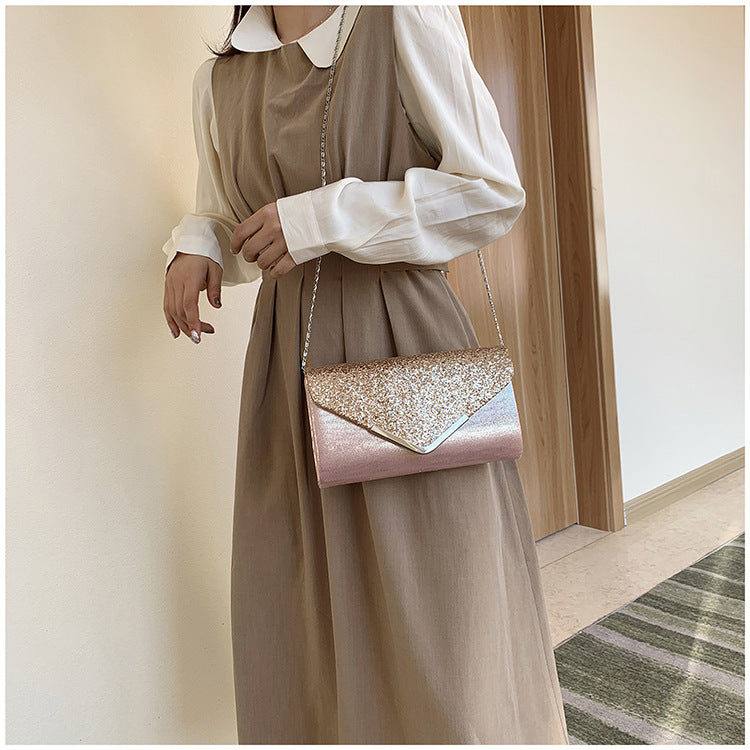 Women's Glitter Envelope Shoulder Bag nihaodropshipping