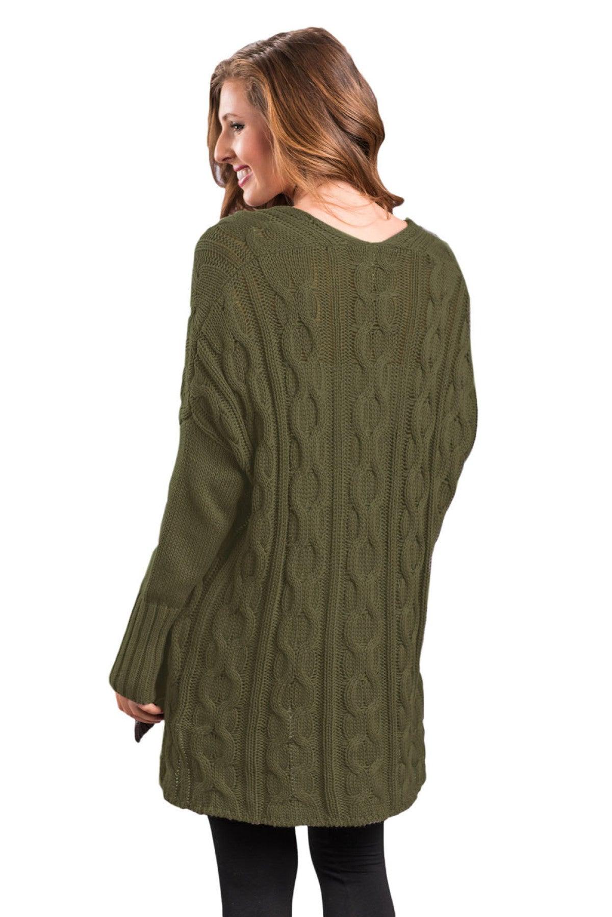 Oversized Cozy up Knit Sweater Kiwidrop