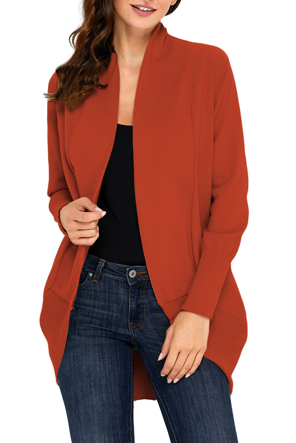 Super Soft Long Sleeve Open Cardigan Kiwidrop