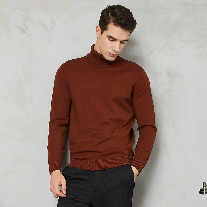 Men's 8 Color Turtleneck Sweater Zendrop