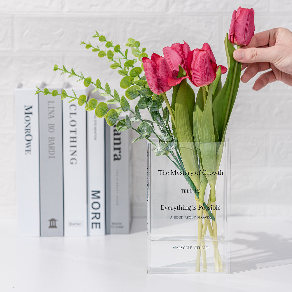 Marycele Book Vase，Gifts for Book Lovers