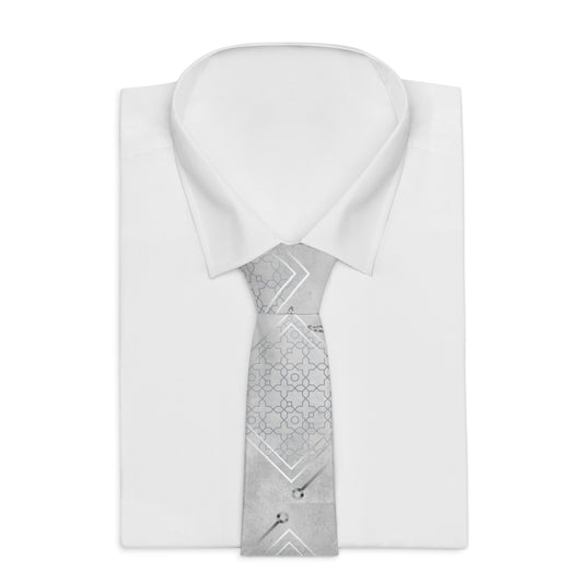 Soft Gray Titanium Gentleman's Business Tie Printify