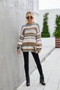 Round Neck Dropped Shoulder Sweater