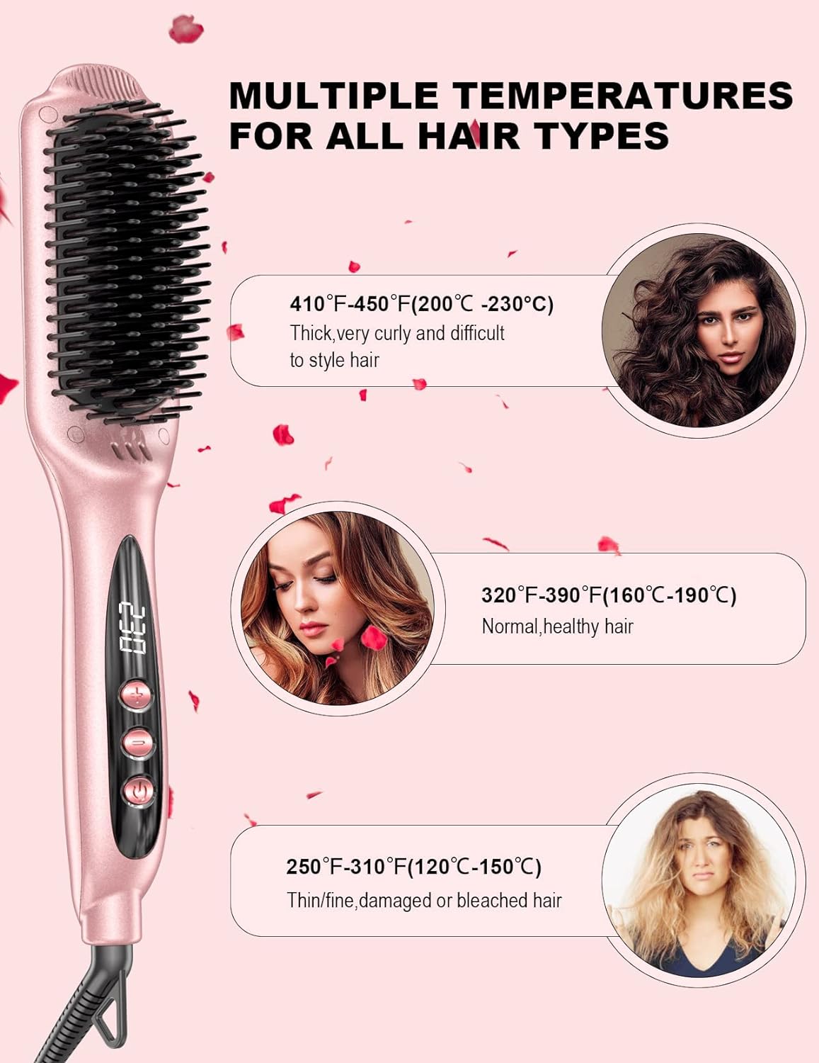 Hair Straightener Brush