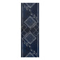 Titanium in Blue Foam Yoga Mat Printify