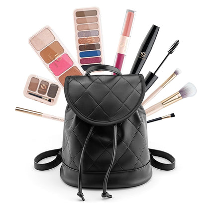 Color Nymph Makeup Kit for Women, Makeup Gift Set All In One Travel Backpack for Girls With Eyeshadow,Mascara, Lipgloss, Highlighter, Blush, Eyeliner pencil (Bag B)