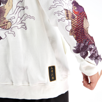 Men's Koi Fish Hoodie nihaodropshipping