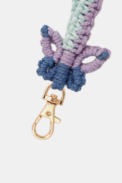 Butterfly Shape Macrame Key Chain