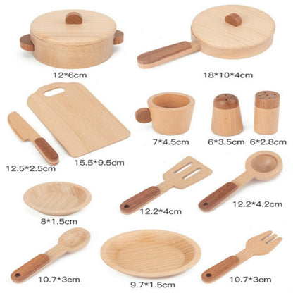 ⚠️ Log Wooden Kitchen Toy Zendrop