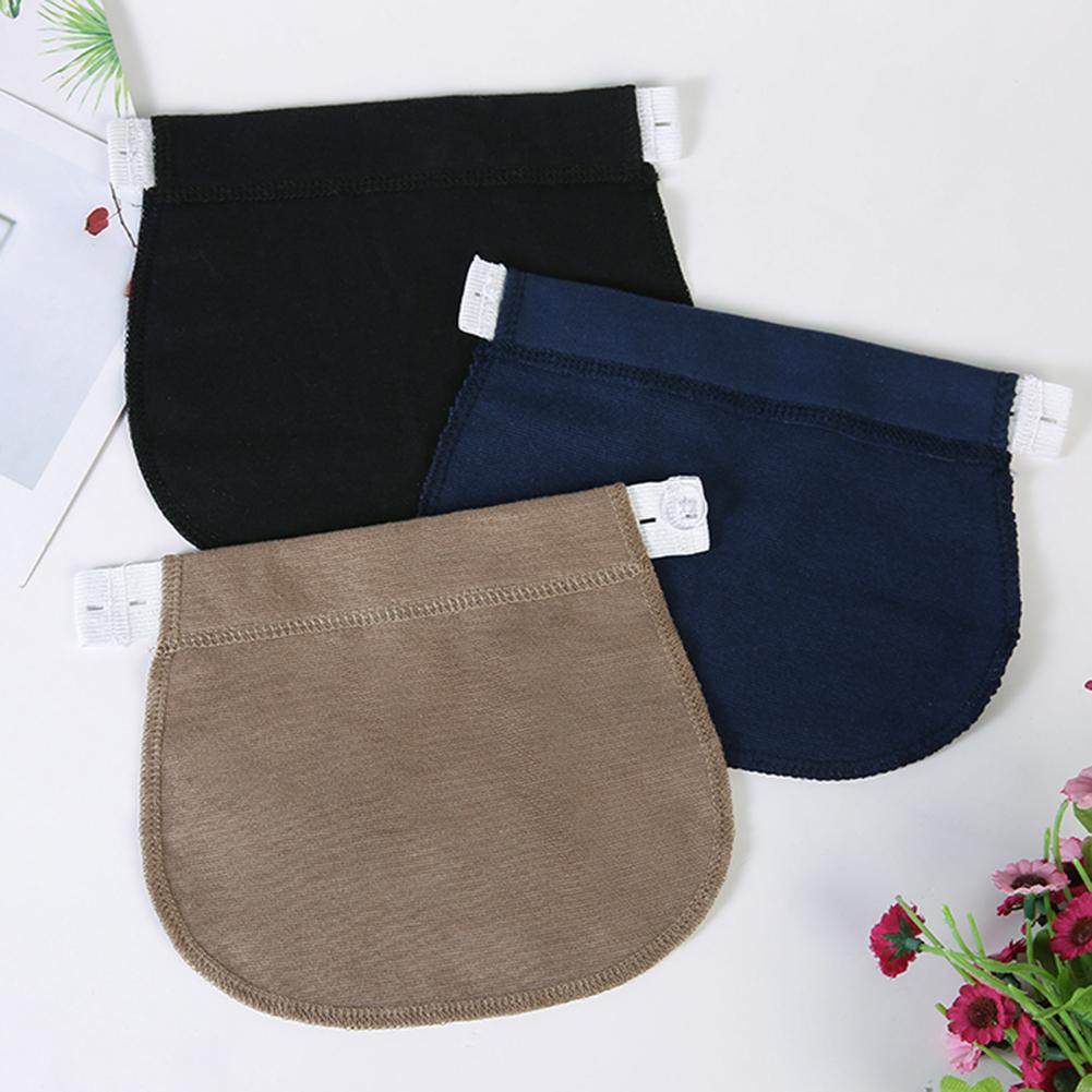 Maternity Pregnancy Waistband Belt Soft Adjustable Elastic Pants Lengthening Waist Extenders Button Mother Loose Pants Belt Larnt