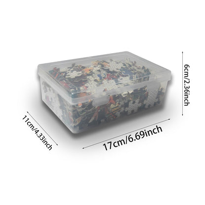 500pcs Puzzle (Plastic Box Horizontal)｜Paper - Japanese, Japan, Girl, Kawaii, Cute, Anime, Manga Style, Peace, Sushi, Tokyo, Cherry Blossoms (Designed by Dunbi)