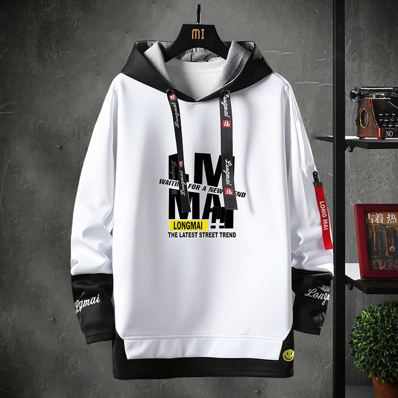 Men's Mock Double Hoodie nihaodropshipping