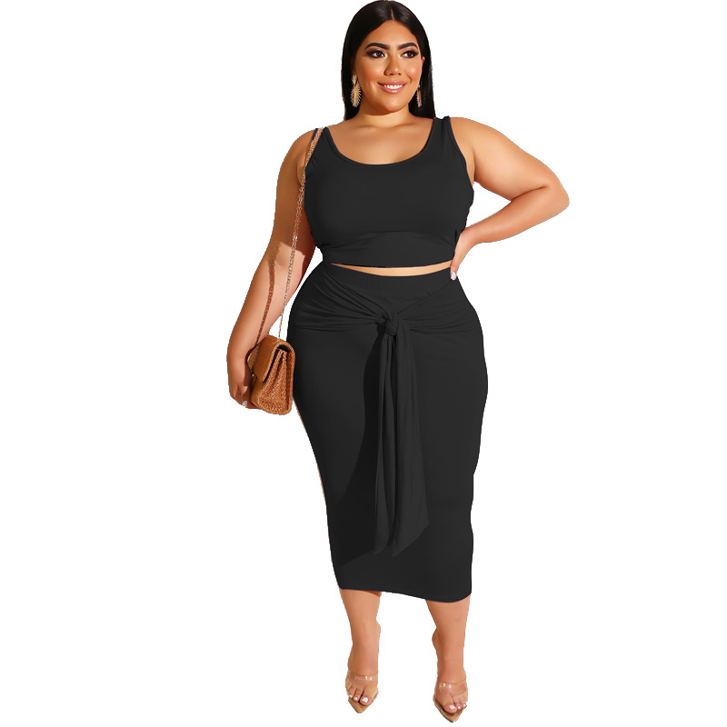 Women's Plus Size Tight-Fitting Sexy Straps Set Kiwidrop