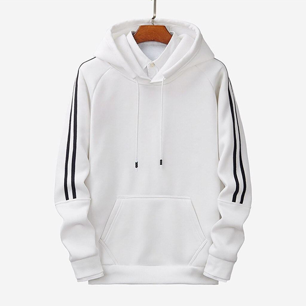 Stripe Stitching Comfortable Guards Hoodies Zendrop