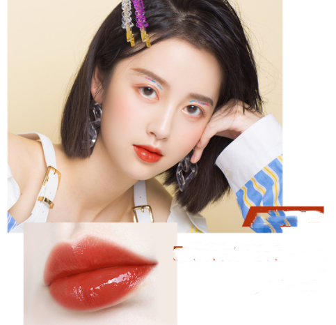 The New Nine-color Liuli Xinghe Lip Glaze Is Easy To Apply Makeup And Show Color Makeup