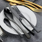 8-24PCS Buyer Star Stylish Tableware Set Flatware Cutlery Stainless Steel Utensils Kitchen Dinnerware Include Knife Fork Spoon - DunbiBeauty, LLC