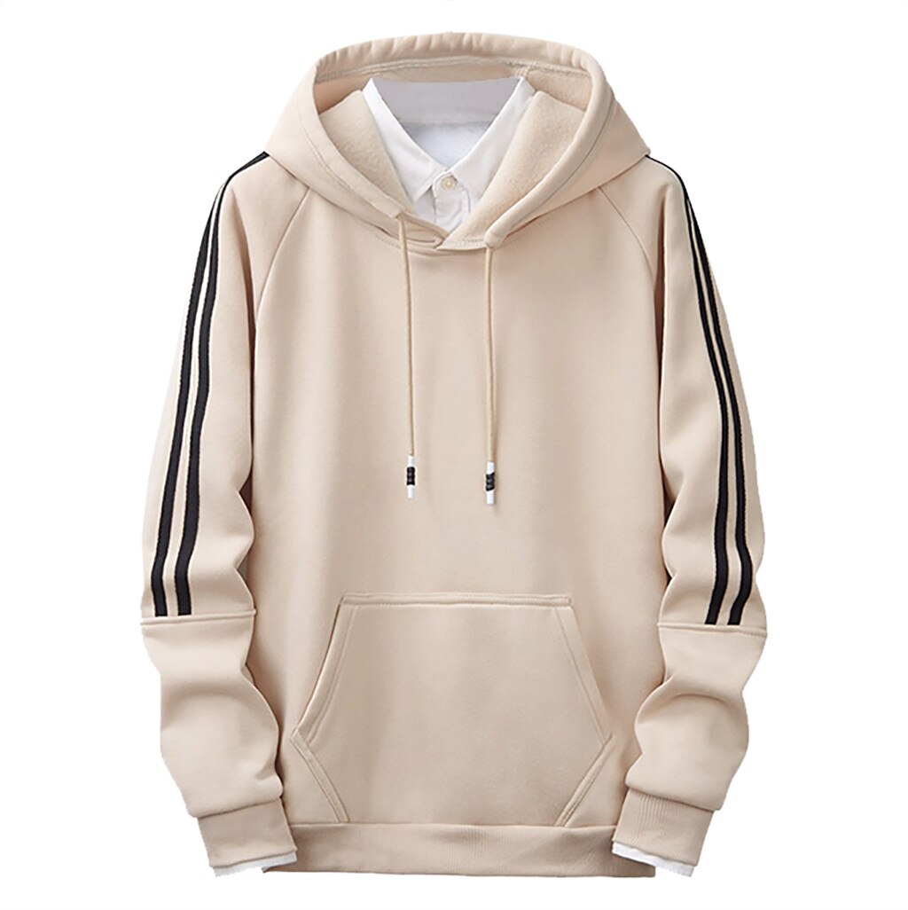 Stripe Stitching Comfortable Guards Hoodies Zendrop