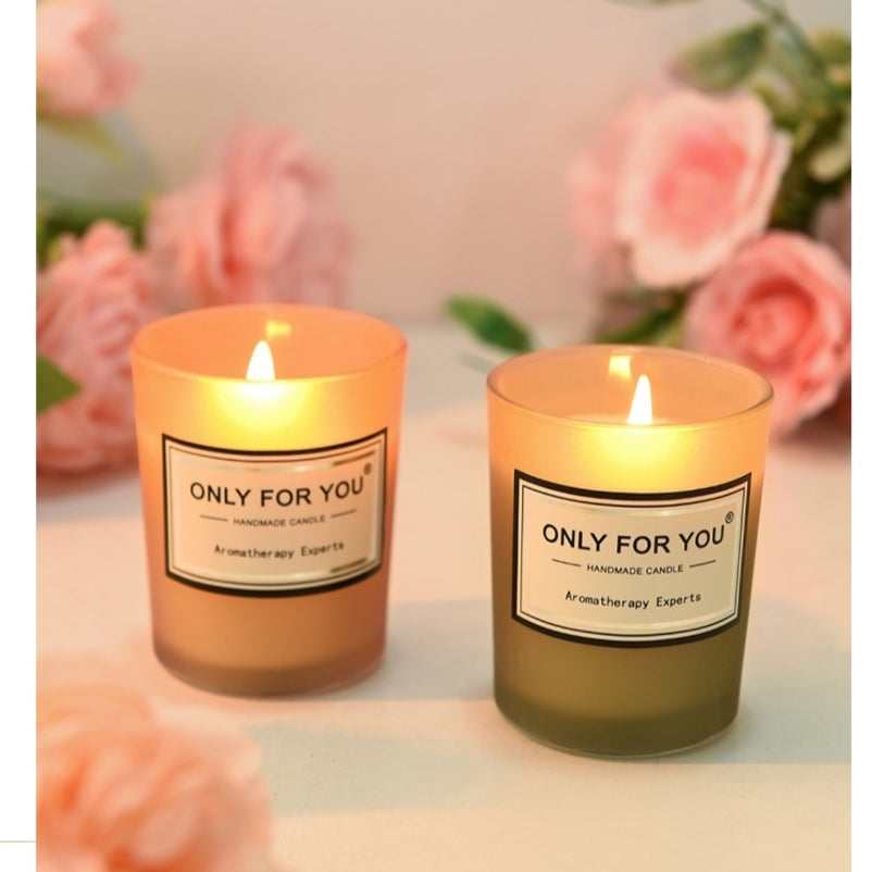 Romantic Floral Aromatherapy Smokeless Candle Zendrop