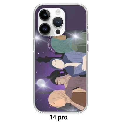 iPhone14 Series Mobile Phone Case | TPU Muslim Women, Arabian Moonlit Night, Evening, Friendship (Designed by Dunbi)