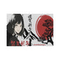 PU Card Bag Japan, Japanese, Red, Samurai, Pretty Girl, Tiger, Kanji, Mountains (Designed by Dunbi)