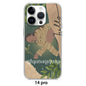 iPhone14 Series Mobile Phone Case | TPU Black Woman with Flower, Green, Grace, Beauty (Designed by Dunbi)