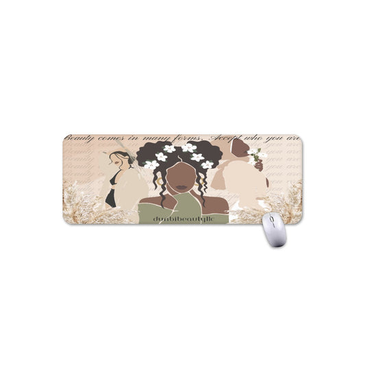 Mouse Pad Plus Size Black Woman, Asian Woman, Muslim Woman, Beauty, Elegance (Designed by Dunbi)