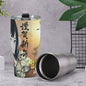 Cone Tumbler 30oz Japan, Japanese, Red, Crane, Architecture, Pretty Girl, Tiger, Kanji, Sunrise (Designed by Dunbi)