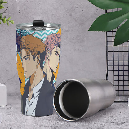 Cone Tumbler 30oz  Anime, Nostalgia, Guy Crush, Boys, Emotions, Friendship, Handsome (Designed by Dunbi)