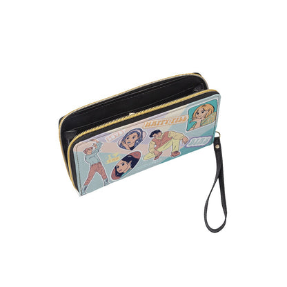 Long Wallet With Black Hand Strap KPOP Inspired, BTS, Enhyphen, Pastel, Ive, Aespa, Bias, Happy Pill, Love, I Love KPOP, Idol, Music (Designed by Dunbi)