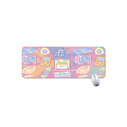 Mouse Pad Plus Size Kawaii, Retro, Anime, 90's Themed, Sherbet Colors, Pastel (Designed by Dunbi)